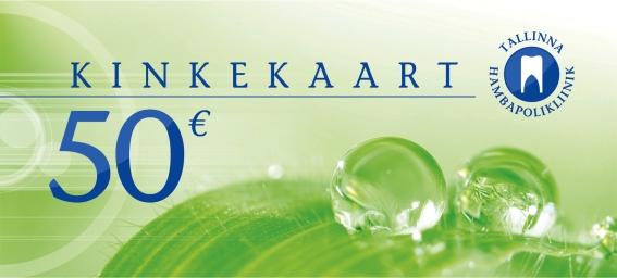 Kinkekaart 50€